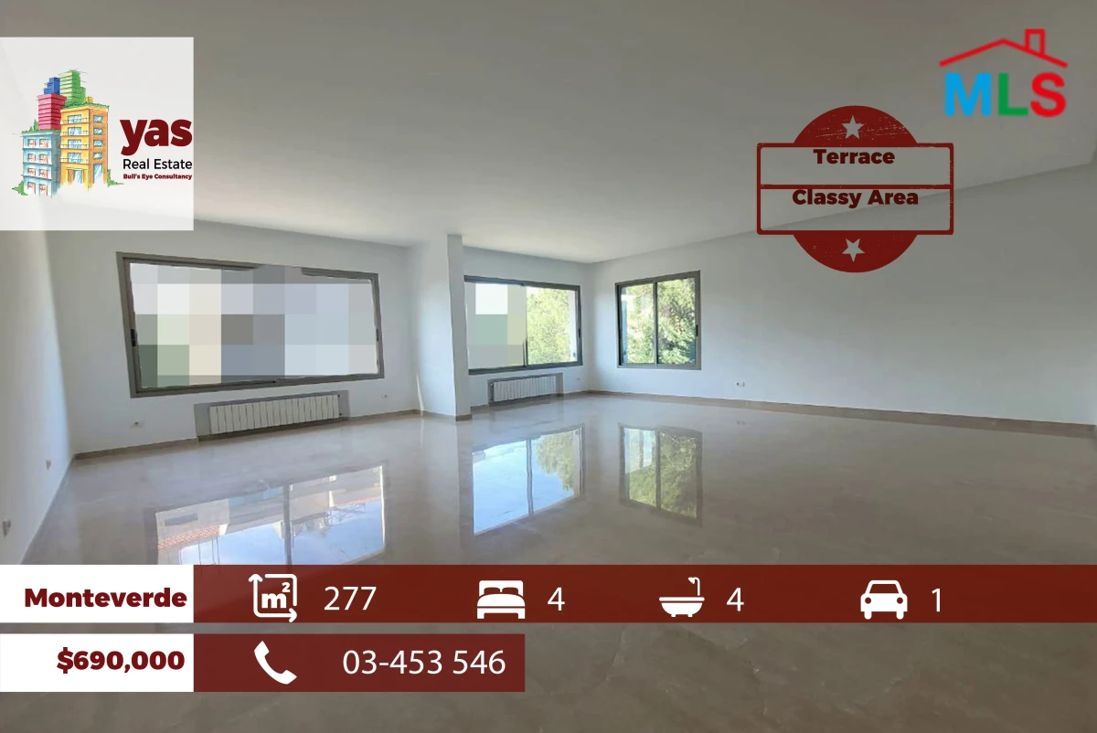 Monteverde 277m2 | Terrace | Prime Location | Classy Area | OH