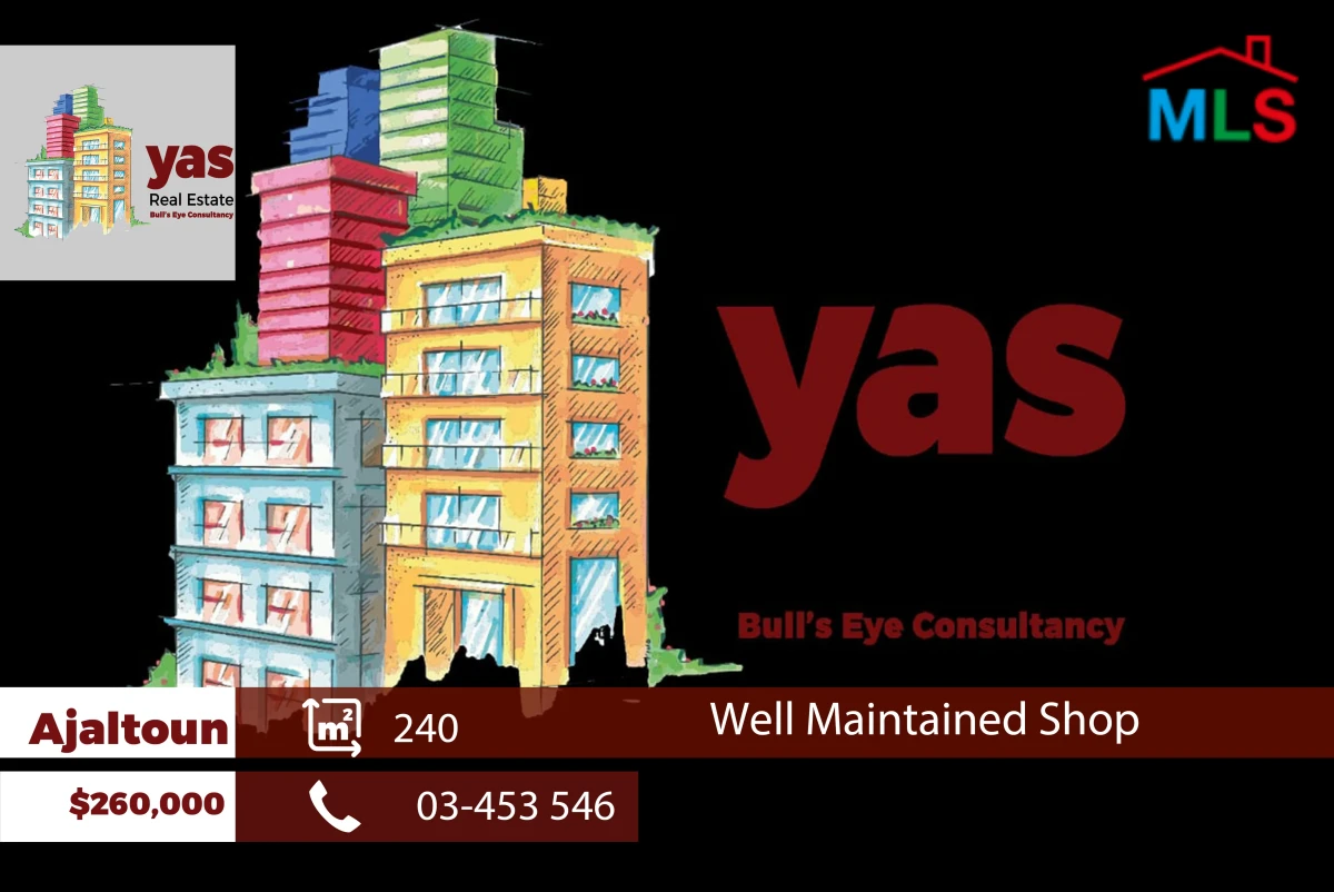 Ajaltoun 240m2 | Shop | Main Highway | Well Maintained | WA