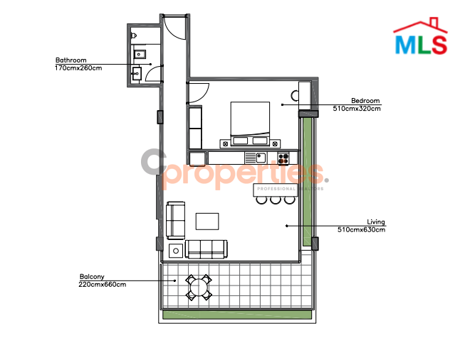Under Construction Apartment For Sale In Kfaraabida-CPJAK08