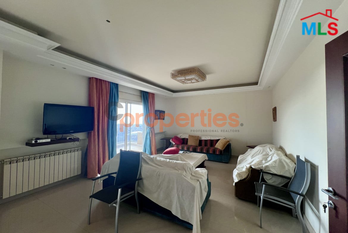 Spacious Apartment With Panoramic Sea View In Mar Roukoz Heights | CPCC127