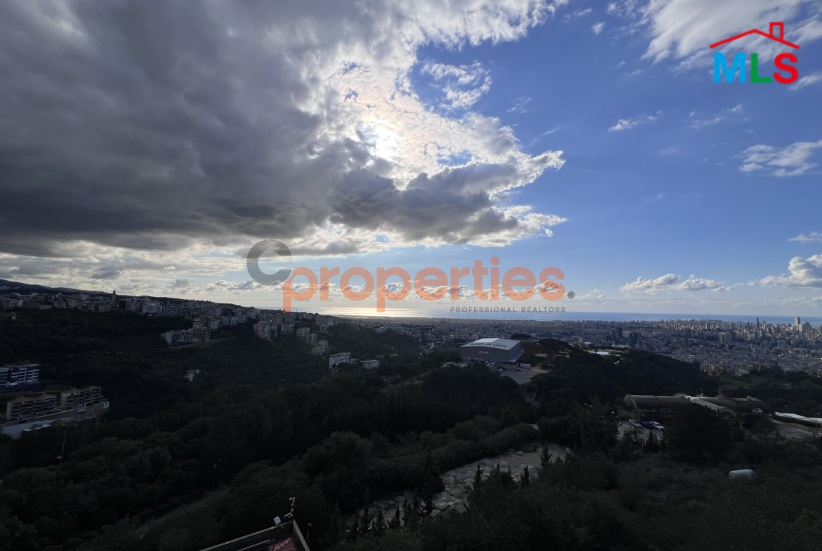 Spacious Apartment With Panoramic Sea View In Mar Roukoz Heights | CPCC127