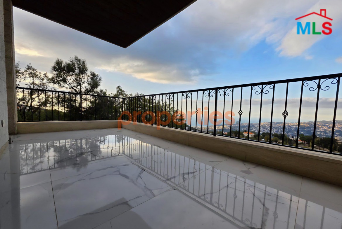 Decorated Apartment with Open Views In Bikfaya For Sale – CPSK06