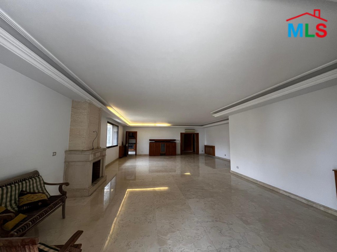 4-Bedroom Semi-Furnished Apartment with Terraces For Rent in Baabda