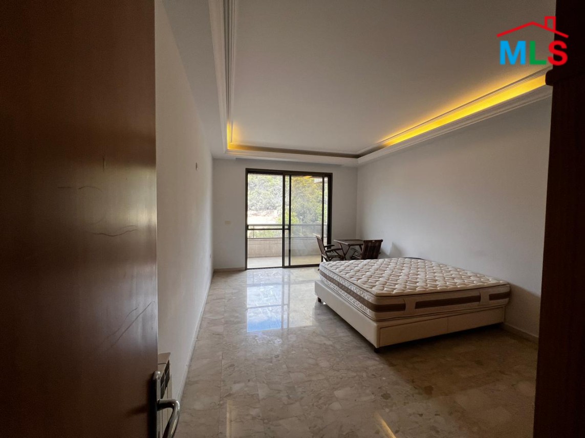 4-Bedroom Semi-Furnished Apartment with Terraces For Rent in Baabda