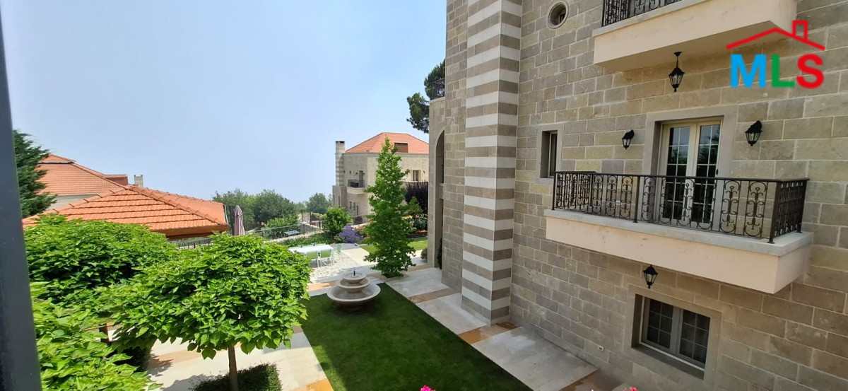 Fully Furnished Decorated Villa For Rent in Gated Community In Bikfaya