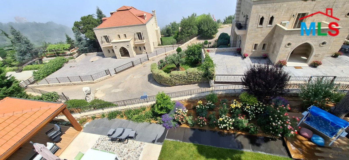 Fully Furnished Decorated Villa For Sale in Gated Community Bikfaya