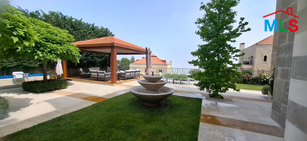 Fully Furnished Decorated Villa For Sale in Gated Community Bikfaya