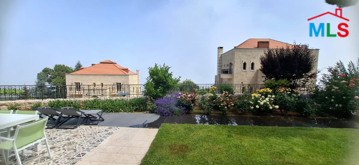 Fully Furnished Decorated Villa For Sale in Gated Community Bikfaya